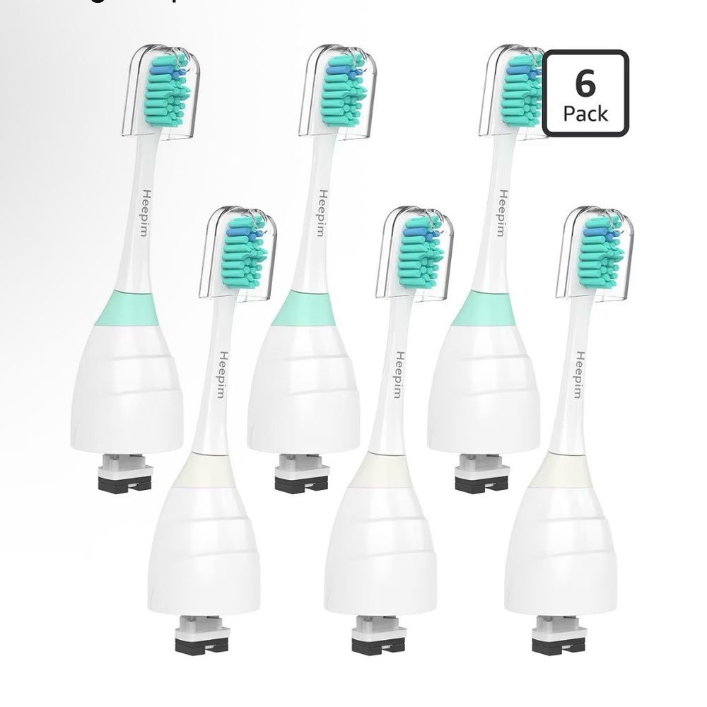 Heepim Phillips Sonicare Toothbrush Replacement Heads 6Pk - New